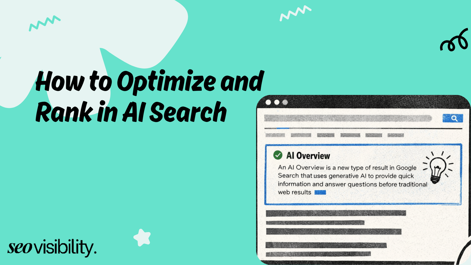 how to optimize and rank in ai search